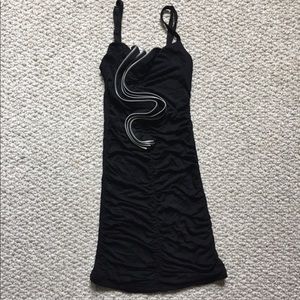 Womans Black Mini Dress Size Xs
